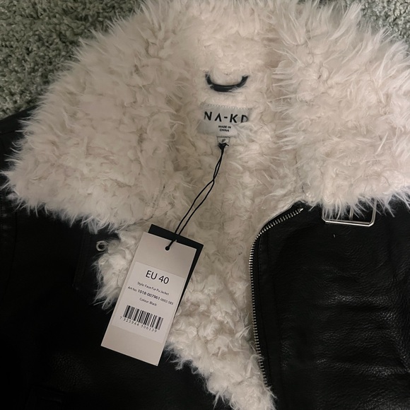 Faux Fur Leather Jacket from NA-KD - Picture 5 of 5